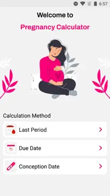 Pregnancy Calculator android App screenshot 0