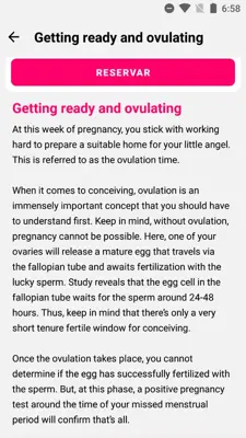 Pregnancy Calculator android App screenshot 4